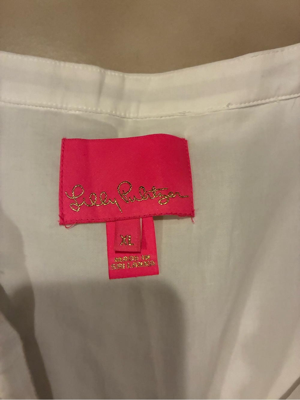 Lilly Pulitzer White Eyelet Cotton Shift Dress - Picture 4 of 5